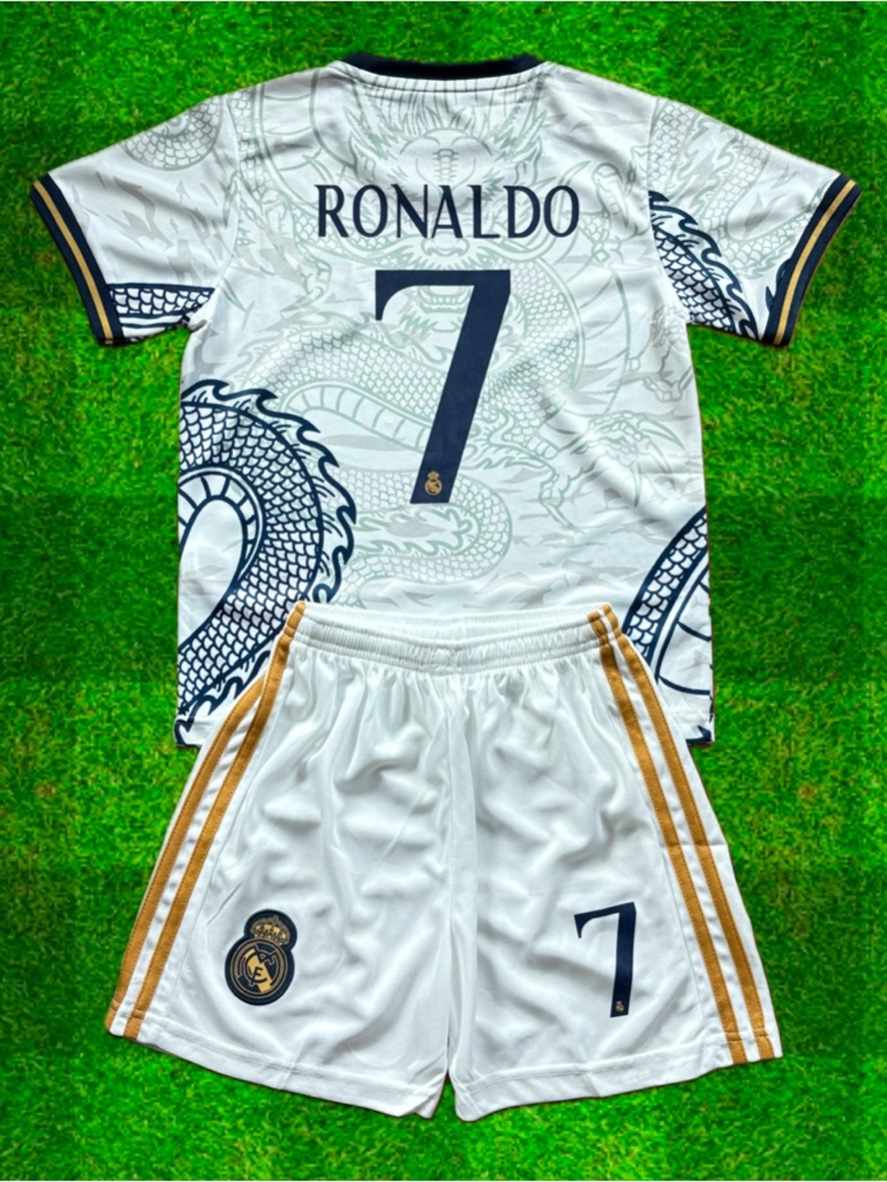 Kids Cristiano Ronaldo Soccer Jersey Dragon Edition Special Toddler Youth Size